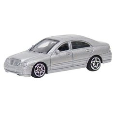 Легковой автомобиль Motormax Mercedes-Benz C-Class (Mercedes-Benz_C-Class_silver/73601) 1:64 серебристый