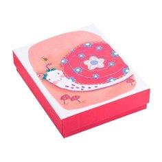 Коробка подарочная Yiwu Zhousima Crafts Улитка 12 х 3.5 х 14 см розовый