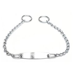 Ошейник-удавка Пижон 1945126, 32.5 см серебристый