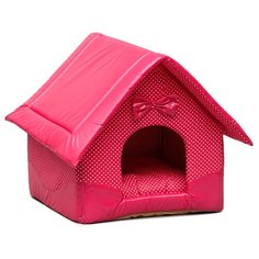 Домик для собак и кошек Сима-ленд Нежность (1657986/1657984) 37х35х42 см розовый