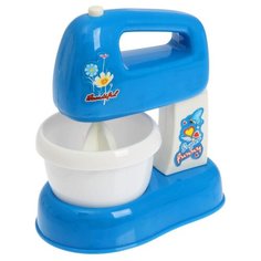 Миксер Jinhuafeng Mini Household 3521-3 белый/голубой