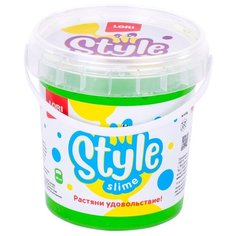 Лизун LORI Style slime классический с ароматом яблока зеленый