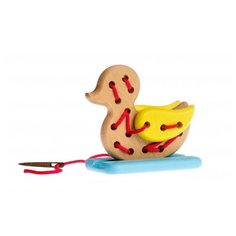 Шнуровка Томик Фантазия Уточка (612-8) Желтый