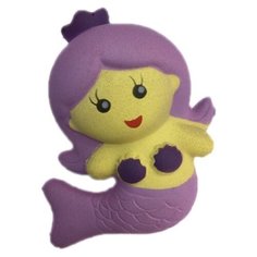 Игрушка-мялка 1 TOY Мммняшка Squishy Русалочка фиолетовый/желтый