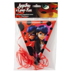 ND Play Гирлянда Леди Баг и Супер-Кот 275123 красный