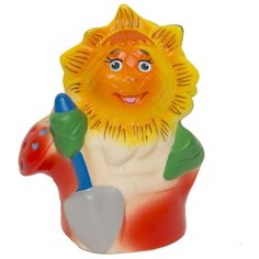 Игрушка для ванной Кудесники Подсолнух (СИ-588) желтый/красный/зеленый