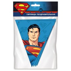 ND Play Гирлянда Superman 286206 синий