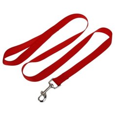 Поводок для собак Пижон 1121046/1121048 красный 1.2 м 20 мм