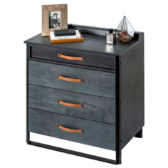 Бельевой комод Cilek Dark Metal 20.52.1201.00 черный