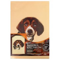 Danko Toys Набор для вышивания крестиком Щенок 21 x 31 см (VK-03-03)