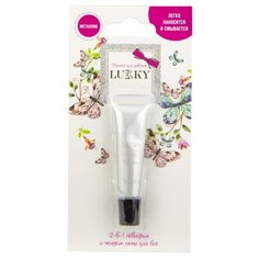 Тени для век LUCKY Т16746 металлик серебристый