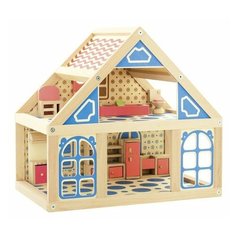 Мир деревянных игрушек кукольный домик №1 Д225, бежевый