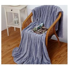 Плед Cleo Carre 180x200 см, сиреневый