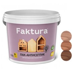 Лак Faktura Лак-антисептик полиакриловый золотой дуб 0.9 л