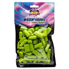 Набор ВОЛШЕБНЫЙ МИР Slimer. Наполнение для слайма Foam Chunks ярко-зеленый