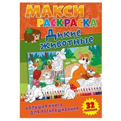 ND Play Макси-раскраски. Дикие животные