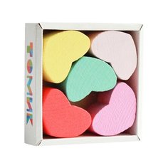 Кубики Томик Сердечки 1-90