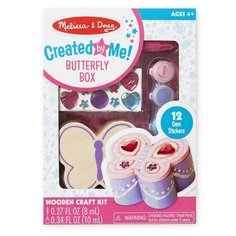 Melissa & Doug Набор для детского творчества Создай свою шкатулку Бабочка (8853)