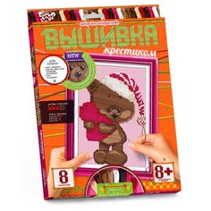 Danko Toys Набор для вышивания по номерам Мишка 1 (VK-01-06)