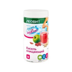 ЛЕОВИТ Худеем за неделю Кисель Очищающий, 400 г