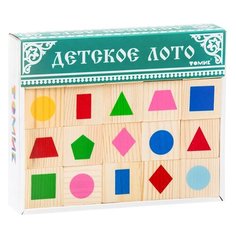 Настольная игра Томик Лото Геометрические фигуры