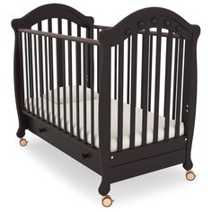 Кроватка Гандылян Джозеппе К2002-18 (колесо) (качалка) махагон