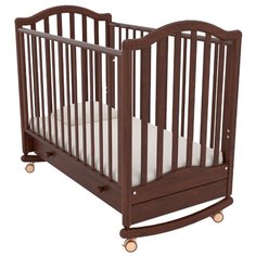 Кроватка Гандылян Лейла К2002-17 (качалка), на полозьях орех