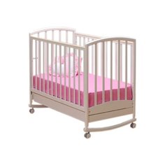 Кроватка Гандылян Дашенька К2001-02(12) (качалка), на полозьях слоновая кость