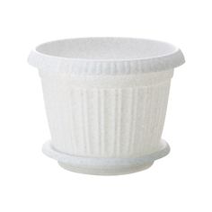 Горшок InGreen Таити ING41033, 33х25 см мраморный