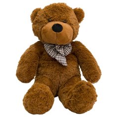Мягкая игрушка Dolemikki Коричневый мишка с бантом 73 см