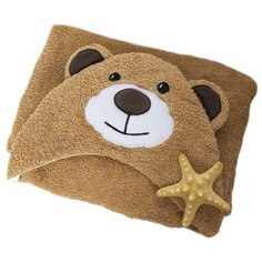 BabyBunny Полотенце Мишка бурый банное 65х125 см бежевое