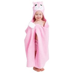 BabyBunny Полотенце Розовая кошка банное 65х125 см розовый