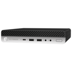 Настольный компьютер HP EliteDesk 800 G5 (7PF53EA) Tiny-Desktop/Intel Core i5-9500T/16 ГБ/512 ГБ SSD/AMD Radeon RX 560/Windows 10 Pro черный/серый