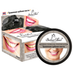 Зубная паста Sabai Thai Травяная Уголь, 25 г