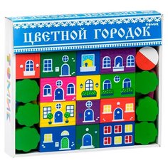 Кубики Томик Цветной городок большой 8688-8