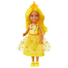 Кукла Barbie Дримтопия Радужная Бухта Фея Челси Желтая, DVN05