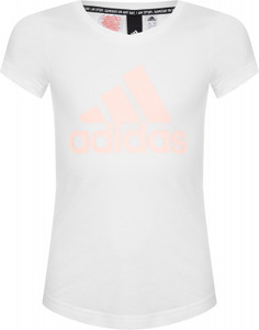 Футболка для девочек adidas Must Haves Badge of Sport, размер 170