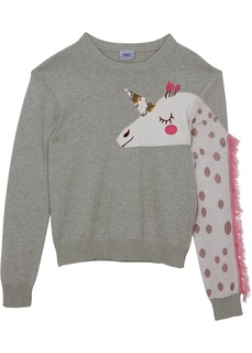 Пуловер с единорогом Bonprix