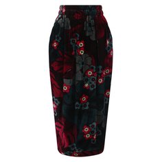 Юбка из вискозы и шелка Dries Van Noten