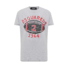 Футболка из хлопка и вискозы Dsquared2