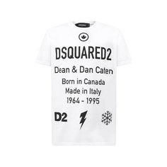 Хлопковая футболка Dsquared2