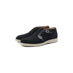Замшевые ботинки Santoni