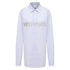 Хлопковая рубашка Vetements