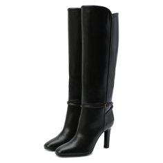 Кожаные сапоги Jane Saint Laurent