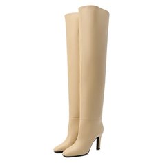 Кожаные ботфорты Jane Saint Laurent