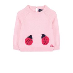 Хлопковый пуловер с аппликациями Polo Ralph Lauren