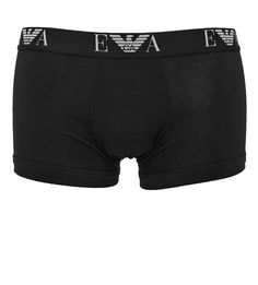 Комплект из двух черных трусов-боксеров Emporio Armani