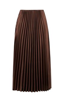 Плиссированная юбка средней длины Zarina