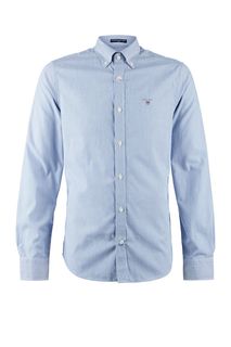 Рубашка в полоску с воротником button-down Gant