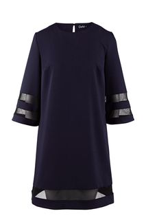 Короткое платье с сетчатыми вставками D&M by 1001 Dress